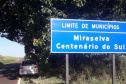 PR-534 Miraselva a Centenário do Sul - proseg Rodovia entre Centenário do Sul e Miraselva recebe serviços de segurança viária 