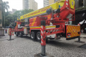 Plataformas mecânicas de 54 metros completam 5 anos de operação no CBMPR