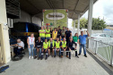 Cestas básicas arrecadadas na Corrida do Porto são distribuídas em Paranaguá