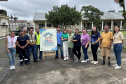 Cestas básicas arrecadadas na Corrida do Porto são distribuídas em Paranaguá