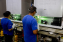 Produção de eletrodomésticos na fábrica da Electrolux em Curitiba: multinacional sueca vai expandir produção com nova planta em São José dos Pinhais.