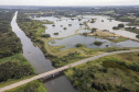Reserva Hídrica do Futuro, projeto desenvolvido pela Sanepar com o apoio técnico e ambiental do IAT, já revitalizou mais 300 hectares de áreas de várzea no entorno do Rio Iguaçu.