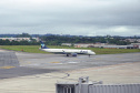 Primeiro voo direto do Paraguai desembarca lotado no Aeroporto Afonso Pena