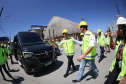visita às obras do Moegão