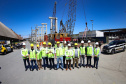 visita às obras do Moegão