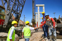 visita às obras do Moegão