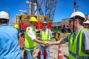 visita às obras do Moegão