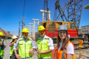 visita às obras do Moegão