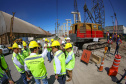 visita às obras do Moegão