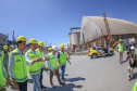 visita às obras do Moegão