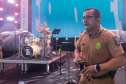 Banda da PMPR estreia no palco principal e anima público em Matinhos Foto: Geraldo Bubniak/AEN