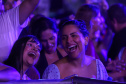 O cantor Gustavo Mioto  durante a apresentacao do seu show dentro da programacao do Verao Maior Parana, em Matinhos 