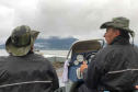 Um dia após a proibição da pesca, agentes do IAT recuperam 13 quilos de camarão em Guaraqueçaba