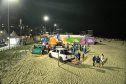 Megaoperação na madrugada garante praias limpas poucas horas após shows no Litoral