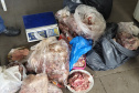 PCPR e Vigilância Sanitária apreendem 161 quilos de carne e prendem responsável em Pontal do Paraná