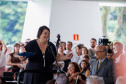 MON ficou lotado para celebrar a genialidade de Mozart com a Orquestra Sinfônica do Paraná, sob a regência do maestro Roberto Tibiriçá e a participação especial da soprano Marília Vargas.