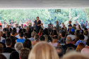 MON ficou lotado para celebrar a genialidade de Mozart com a Orquestra Sinfônica do Paraná, sob a regência do maestro Roberto Tibiriçá e a participação especial da soprano Marília Vargas.