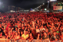Matinhos, 22 de fevereiro de 2025 - Show da banda Titãs no paldo do Verão Maior Paraná em Caiobá.