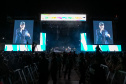 Matinhos, 22 de fevereiro de 2025 - Show da banda Titãs no paldo do Verão Maior Paraná em Caiobá.
