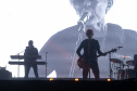 Matinhos, 22 de fevereiro de 2025 - Show da banda Titãs no paldo do Verão Maior Paraná em Caiobá.