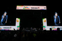 Matinhos, 22 de fevereiro de 2025 - Show da banda Titãs no paldo do Verão Maior Paraná em Caiobá.