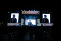 Matinhos, 22 de fevereiro de 2025 - Show da banda Titãs no paldo do Verão Maior Paraná em Caiobá.