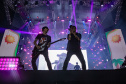 Matinhos, 22 de fevereiro de 2025 - Show da banda Titãs no paldo do Verão Maior Paraná em Caiobá.