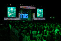 Matinhos, 22 de fevereiro de 2025 - Show da banda Titãs no paldo do Verão Maior Paraná em Caiobá.