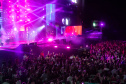 Matinhos, 22 de fevereiro de 2025 - Show da banda Titãs no paldo do Verão Maior Paraná em Caiobá.