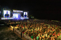 Matinhos, 22 de fevereiro de 2025 - Show da banda Titãs no paldo do Verão Maior Paraná em Caiobá.