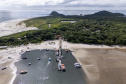PORTO DO PARANÁ NAVIO CRUZEIRO ANCORADO ILHA DO MEL