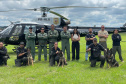 PCPR TREINA CÃES FAREJADORES