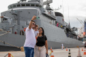 Navio de Guerra da Marinha recebe visitantes no Porto de Paranaguá