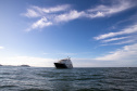 PORTO DO PARANÁ NAVIO CRUZEIRO ANCORADO ILHA DO MEL