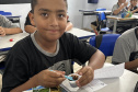Estudantes do CE Gelvira Corrêa Pacheco avaliam a inclusão de novo alimento no cardápio escolar