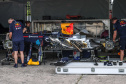 Motores roncando: pilotos testam carros para o Red Bull Showrun