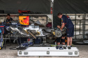 Motores roncando: pilotos testam carros para o Red Bull Showrun
