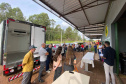 entrega de equipamentos em cooperativa da agricultura familiar em cascavel