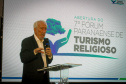 O governador em exercício Darci Piana participa nesta terça-feira (8) da abertura do Fórum Paranaense de Turismo Religioso, que acontece em Foz do Iguaçu entre 8 e 10 de abril. Foto: Geraldo Bubniak/AEN