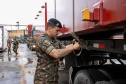 Porto de Paranaguá recebe estruturas gigantes do Exército