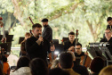Concerto da Orquestra Sinfônica do Paraná no Museu Oscar Niemeyer é sucesso de público