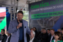 Palmas, 22 de maio de 2025 - O vice-governador Darci Piana participa da inauguração do Residencial Verdes Campos. São 199 casas, sendo todas as unidades subsidiadas pelo Governo do Estado, por meio do Casa Fácil Paraná.
