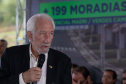 Palmas, 22 de maio de 2025 - O vice-governador Darci Piana participa da inauguração do Residencial Verdes Campos. São 199 casas, sendo todas as unidades subsidiadas pelo Governo do Estado, por meio do Casa Fácil Paraná.