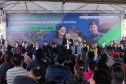 Palmas, 22 de maio de 2025 - O vice-governador Darci Piana participa da inauguração do Residencial Verdes Campos. São 199 casas, sendo todas as unidades subsidiadas pelo Governo do Estado, por meio do Casa Fácil Paraná.