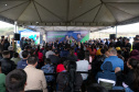 Palmas, 22 de maio de 2025 - O vice-governador Darci Piana participa da inauguração do Residencial Verdes Campos. São 199 casas, sendo todas as unidades subsidiadas pelo Governo do Estado, por meio do Casa Fácil Paraná.