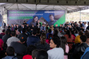 Palmas, 22 de maio de 2025 - O vice-governador Darci Piana participa da inauguração do Residencial Verdes Campos. São 199 casas, sendo todas as unidades subsidiadas pelo Governo do Estado, por meio do Casa Fácil Paraná.