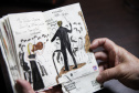 Fã da Orquestra Sinfônica do Paraná e de Beatles, artista ilustra concertos há mais de uma década