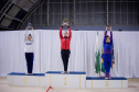 Ginástica Rítmica encanta público no ginásio da Secretaria do Esporte com presença de Barbara Domingos