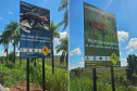 Placas do Parque Nacional Ilha Grande