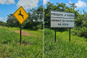 Placas do Parque Nacional Ilha Grande